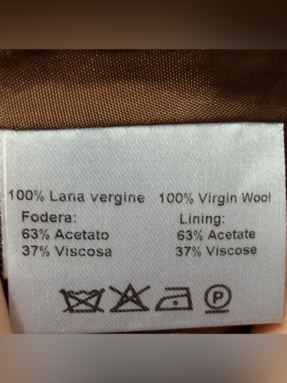 Luisa Spagnoli Jacket w/Leather Collar Plaid Dark‎ Academia Quiet Luxury Size 4 - Picture 8 of 9